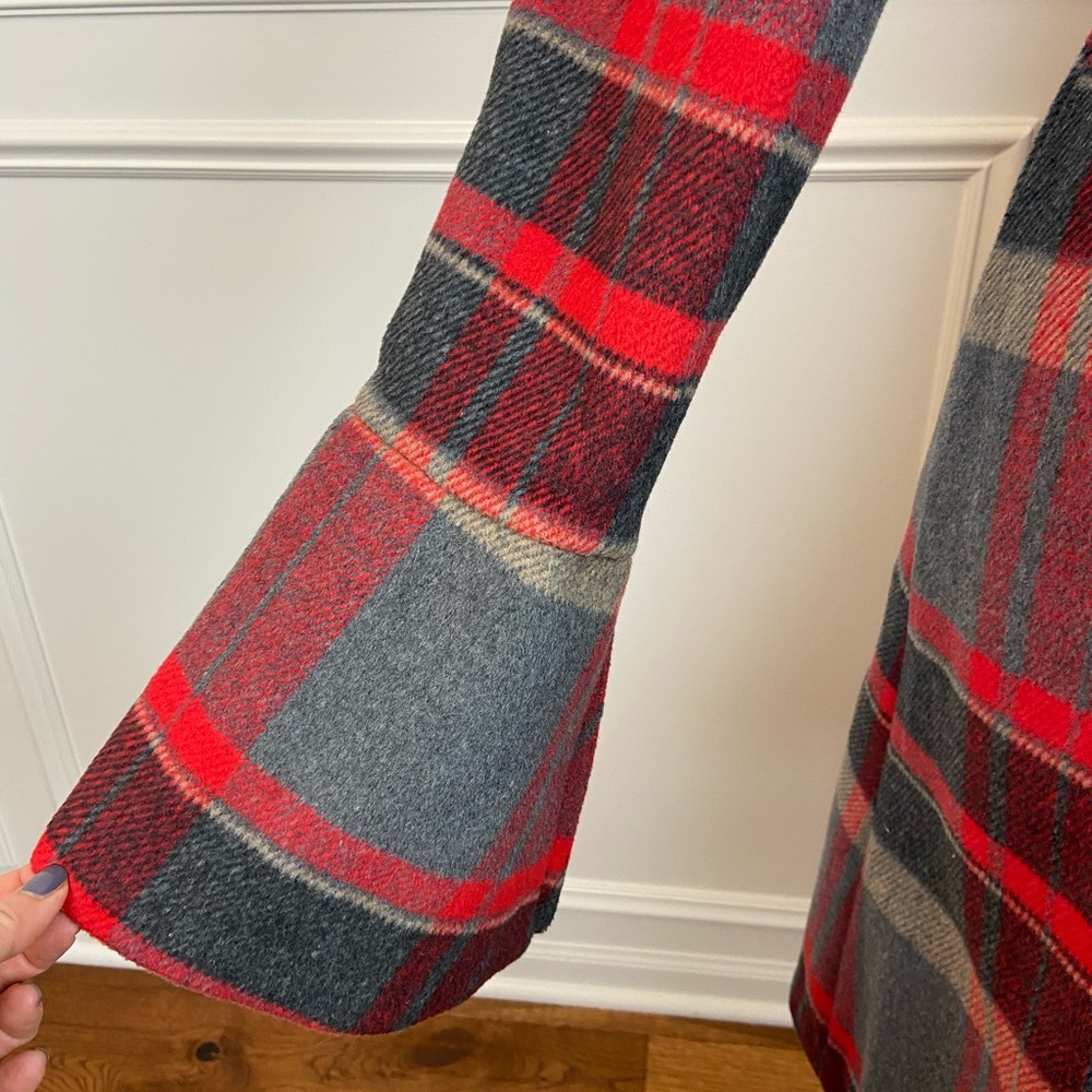 Stetson Ladies Collection,1498 Coat/Jacket grey wool, plaid, Size S, western - Picture 4 of 12